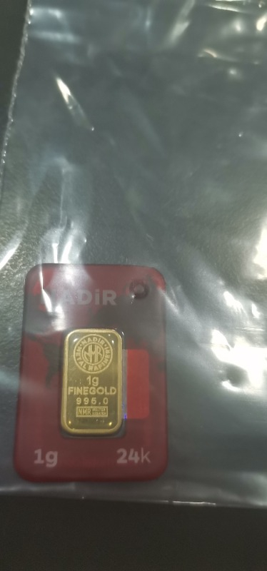 Nadir Gold 24 Ayar Külçe Gram Altın 1 Gr.