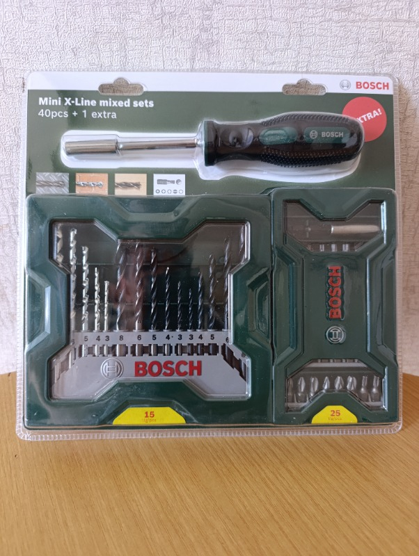 Bosch X-Line 15 Parça Delme 25 Parça Vidalama Ucu Seti + Tornavida