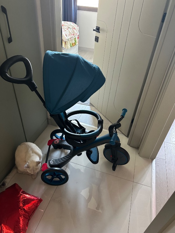Globber Explorer 4in1 Trike Bisiklet - Kraliyet Mavisi