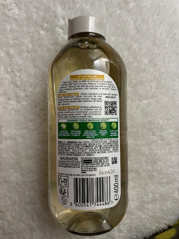 Garnier Micellar Kusursuz Makyaj Temizleme Suyu 400ML