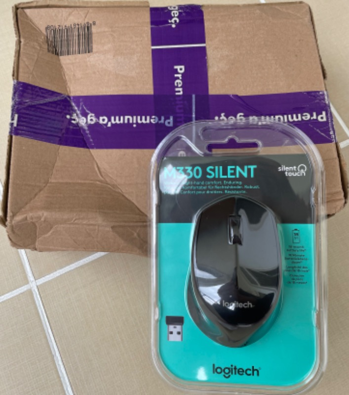 Logitech M330 Sessiz Kablosuz Optik Mouse - Siyah