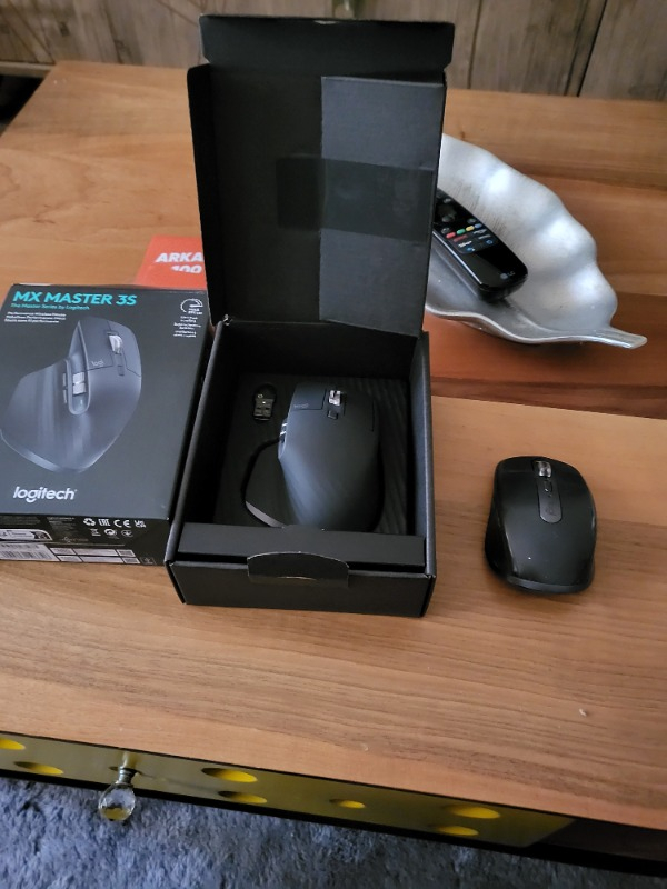 Logitech MX Master 3S Performans 8.000 DPI Optik Sensörlü Sessiz Kablosuz Mouse - Siyah