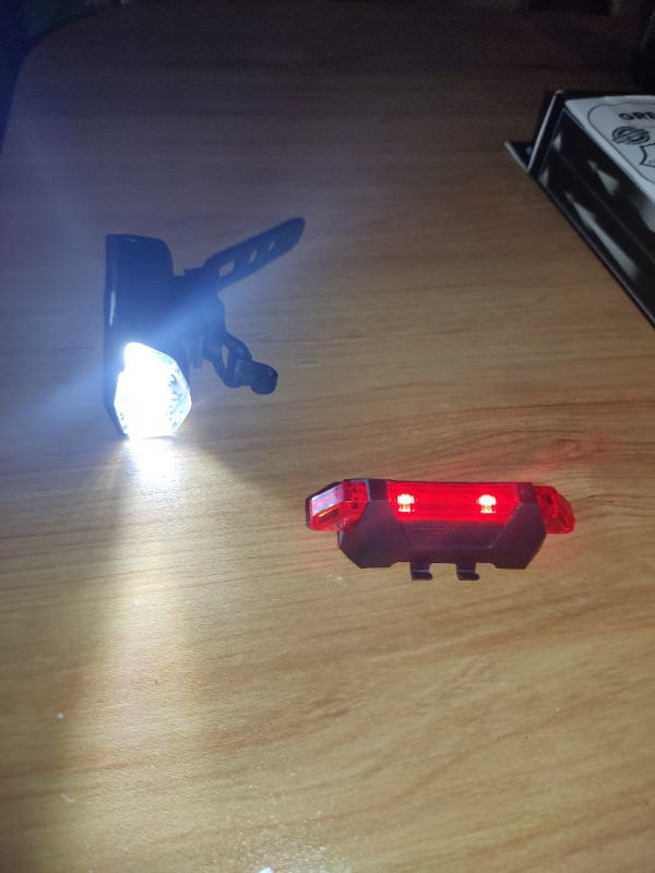 Greathings USB Şarjlı Bisiklet Ön-Arka Far Stop Lambası Seti