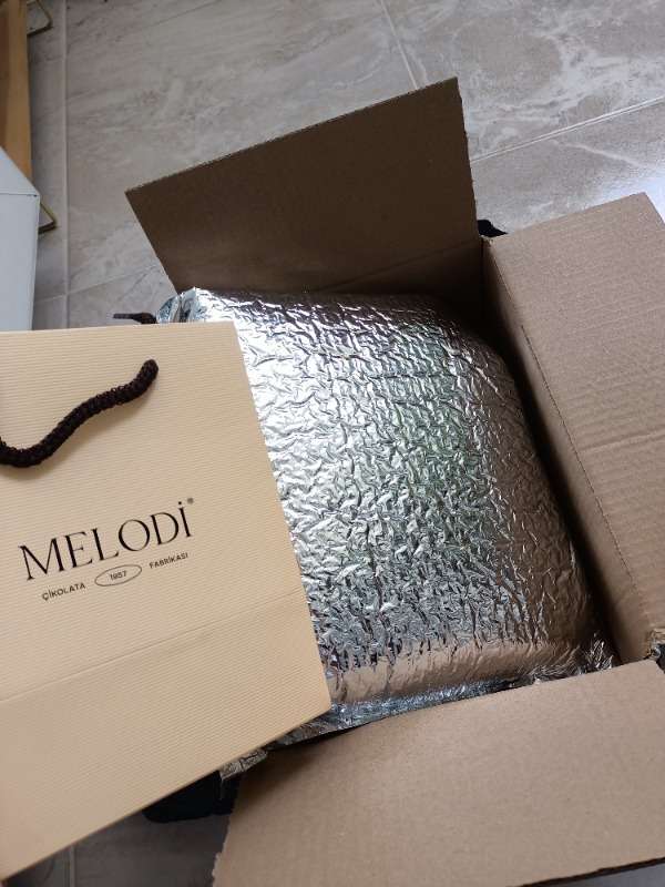 Melodi Çikolata Altın Sargılı Madlen Sütlü Çikolata- 500 gr