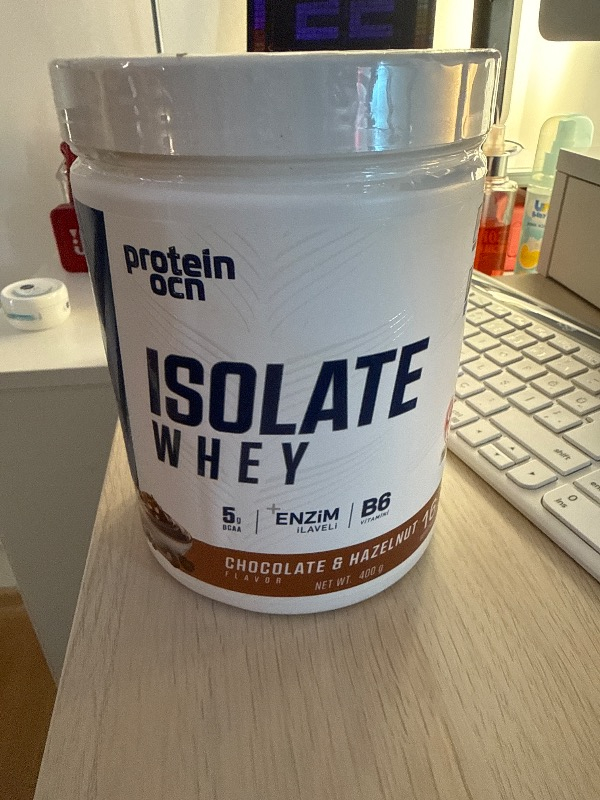 Proteinocean Whey Isolate Chocolate & Hazelnut - 400G - 16 Servis