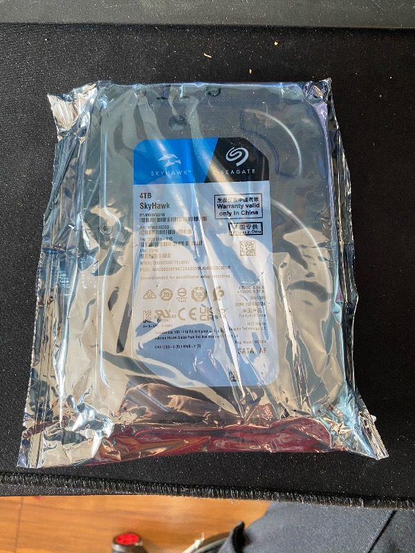 Seagate 4TB Skyhawk RV ST4000VX016 3.5" 5900Rpm 256MB 7x24 Güvenlik Hdd (Resmi Distribitör Ürünü)