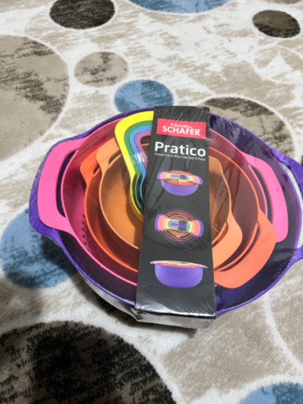 Schafer Pratico Karıştırma ve Ölçü Kabı Seti 9 Parça-Aso