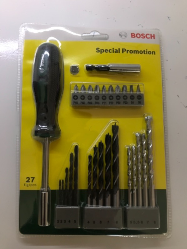 Bosch 27 Parça Delme ve Vidalama Aksesuar Seti