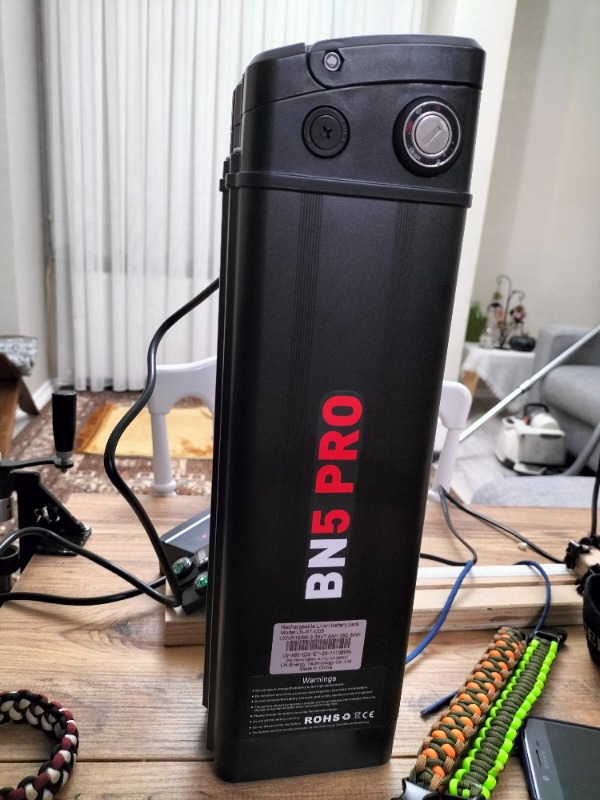 RKS  Elektrikli Bn5 Pro Katlanabilir Bisiklet Siyah