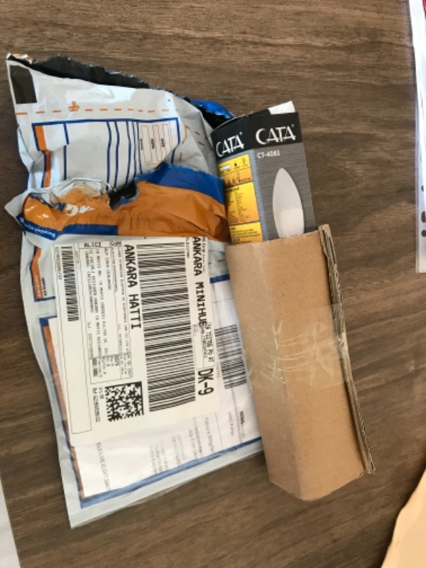Cata 6'Lı 8W İnce E14 Duy Mum Buji Led Ampul- Günışığı