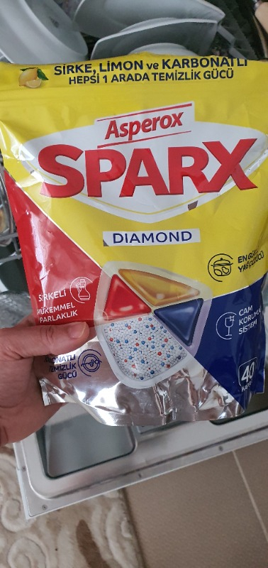 Asperox Sparx  Bulaşık Makinesi Kapsülü 40'lı