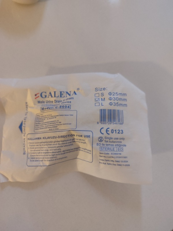 Galena Prezervatif Sonda 30mm 10 Adet