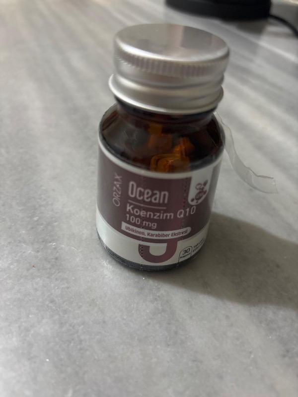 Ocean Koenzim Q10 200 Mg 30 Kapsül Ubikinon İçeren Takviye Edici Gıda Türkiye Menşeli