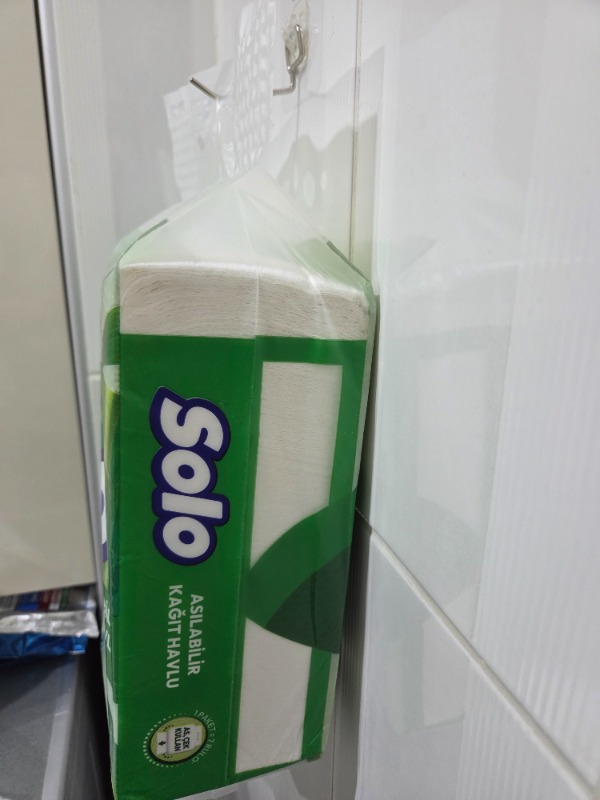 Solo Asılabilir Kağıt Havlu 1 Paket = 7 Rulo Hijyenik ve Pratik Kullanım İçin Uygun