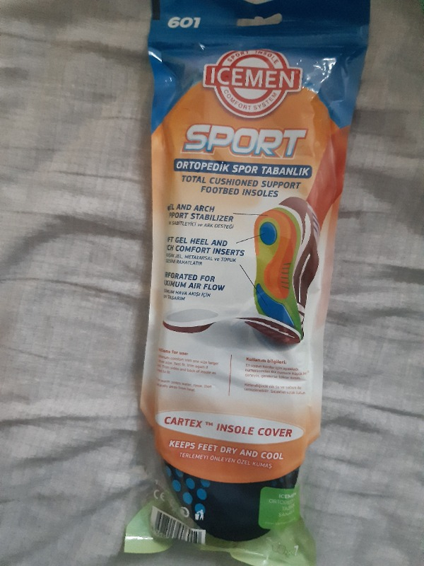 Icemen Full Ortopedik Ayakkabı Iç Tabanı 601