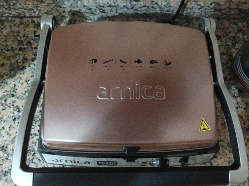 Arnica Tostit Maxi Granit ROSE Izgaralı Tost Makinesi
