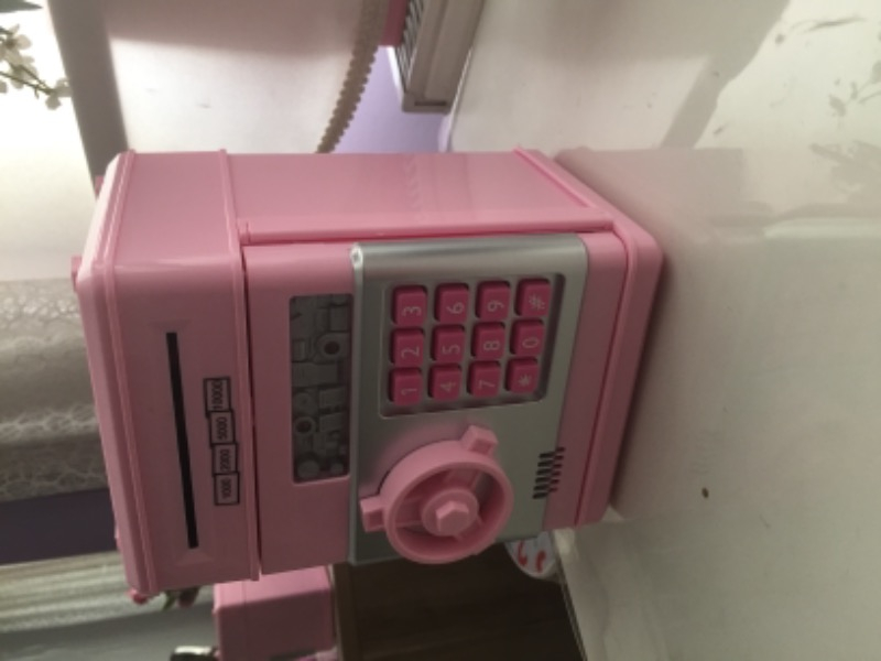 Herkesetoptantic Atm Şifreli Kasa Kumbara (Pembe)