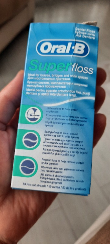 Oral-B Diş İpi Super Floss 50 Adet