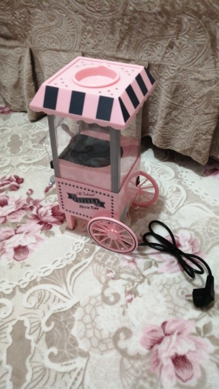 Cookplus Mısır Patlatma Makinesi Pembe