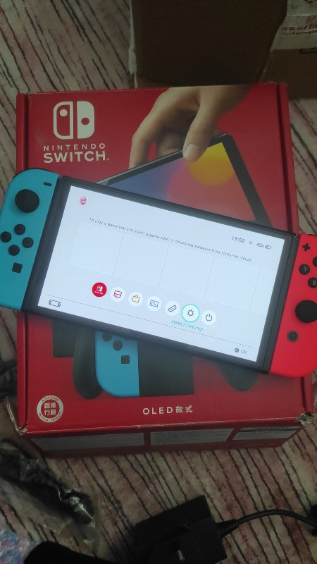 Nintendo Switch Oled Oyun Konsolu Kırmızı-Mavi - G