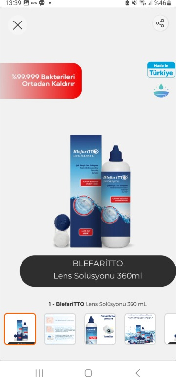 Blefaritto Lens Solüsyon 360 ml