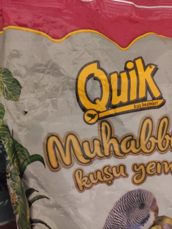 Quik Muhabbet Kuşu Yemi 1 Kg