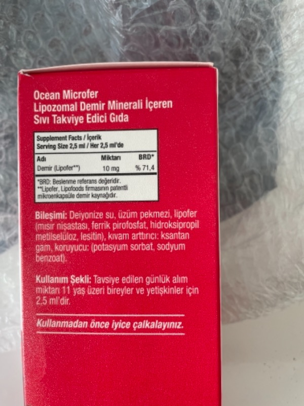Orzax Ocean Microfer Şurup 250 ml