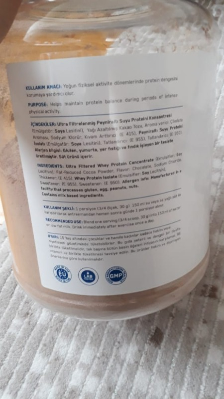 Supplementler Whey Protein 2000 gr