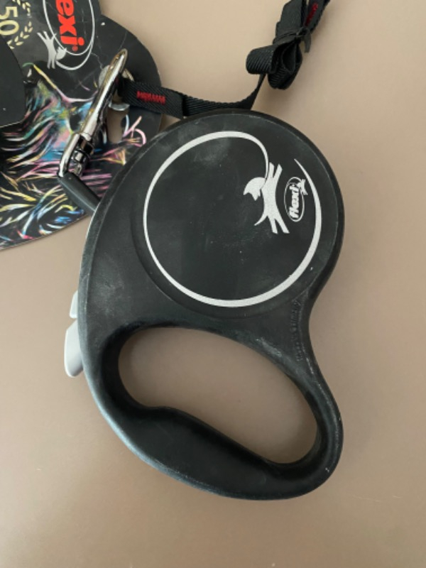 Flexi Siyah Seri Small 5 Mt Şerit Otomatik Tasma Siyah
