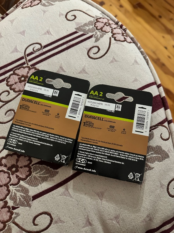 Duracell Şarj Edilebilir AA Kalem Pil 2500 Mah 4'Lü Paket