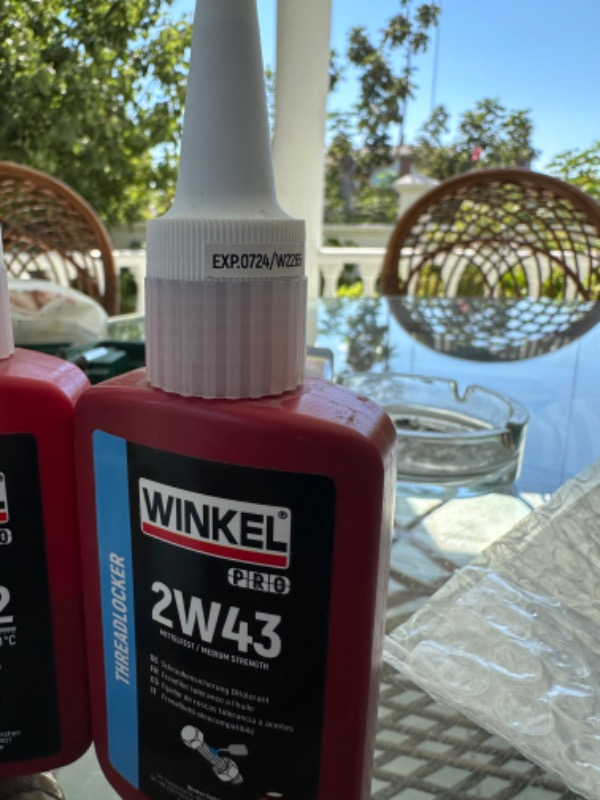 Winkel 2W43 Vida Sabitleyici Orta Mukavemetli 50 ml