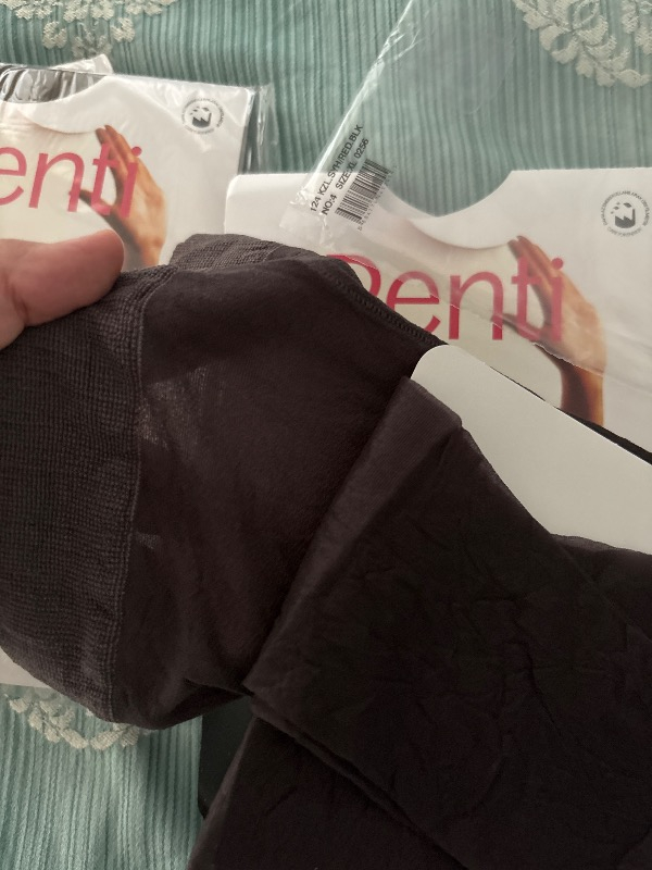 Penti Fit 15 Kızıl Siyah Külotlu Çorap