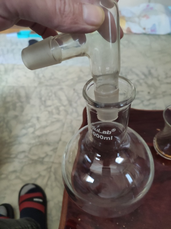Edulab Cam Balon 1000 ml Dibi Düz