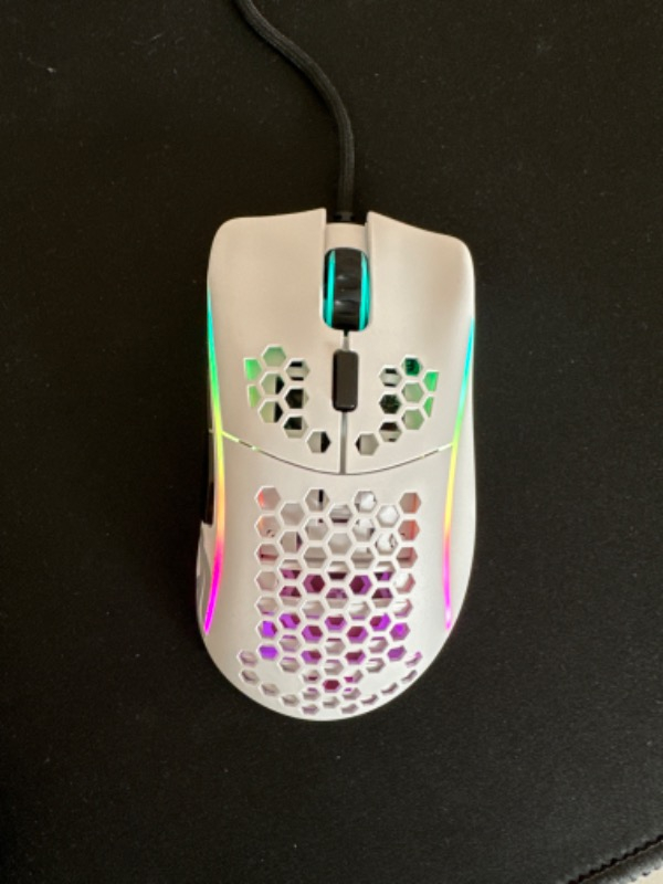 Glorious Model D Kablolu Mat Beyaz RGB Oyuncu Mouse 69Gr