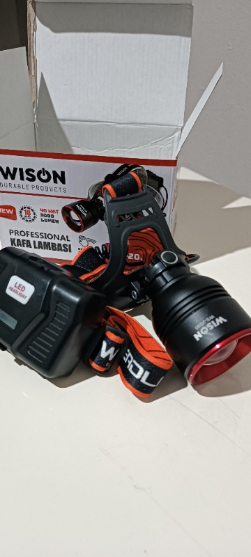 WISON WS-2080 Profesyonel 3000 Lümen 40 Watt Kafa Lambası