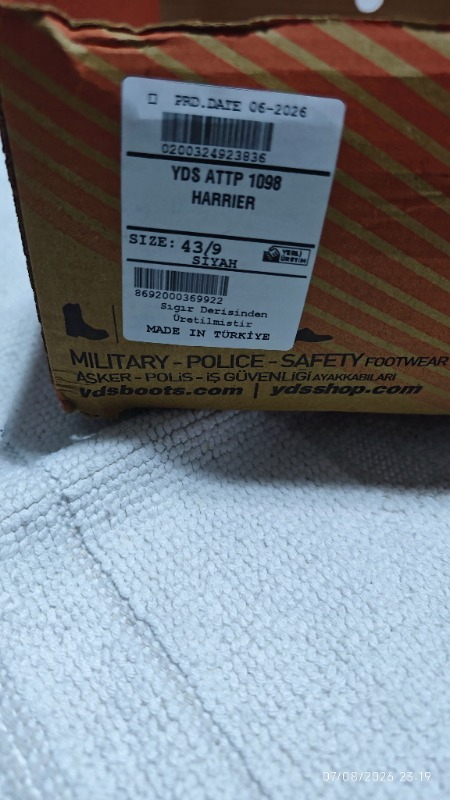 YDS Attp 1098 Harrier -Siyah