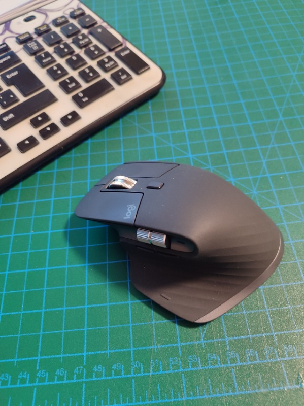 Logitech MX Master 3S Performans 8000 DPI Optik Sensörlü Sessiz Kablosuz Mouse - Siyah