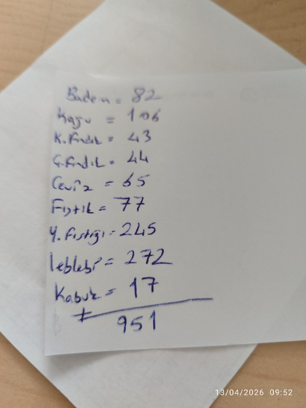 Haluk Aydın Kuruyemiş Mega Karışık 1 kg