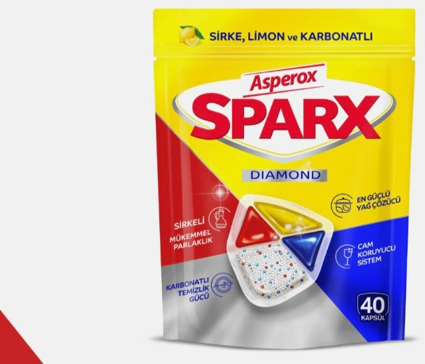 Asperox Sparx  Bulaşık Makinesi Kapsülü 40'lı