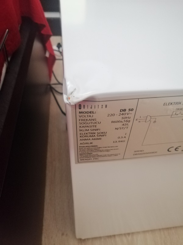 Dijitsu DB50 50 Lt Mini Buzdolabı