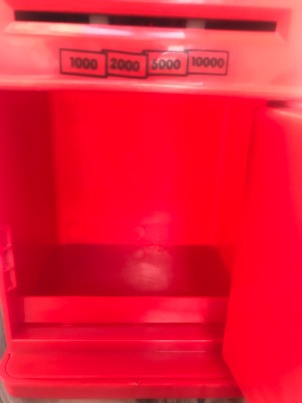 Herkesetoptantic Atm Şifreli Kasa Kumbara (Kırmızı)