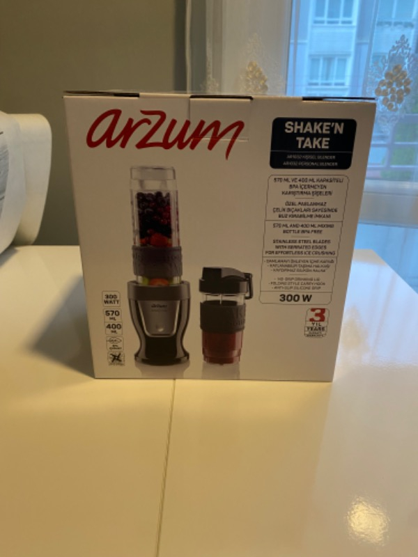 Arzum AR1032 Shake’N Take Kişisel Blender - Siyah