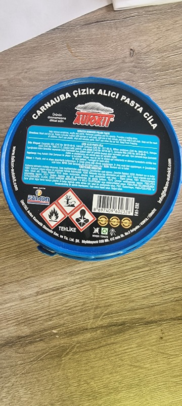 Autokit Çizik Alıcı Pasta Cila 300 Gr Araç Yüzeyleri için Kolay Uygulama ve Parlaklık