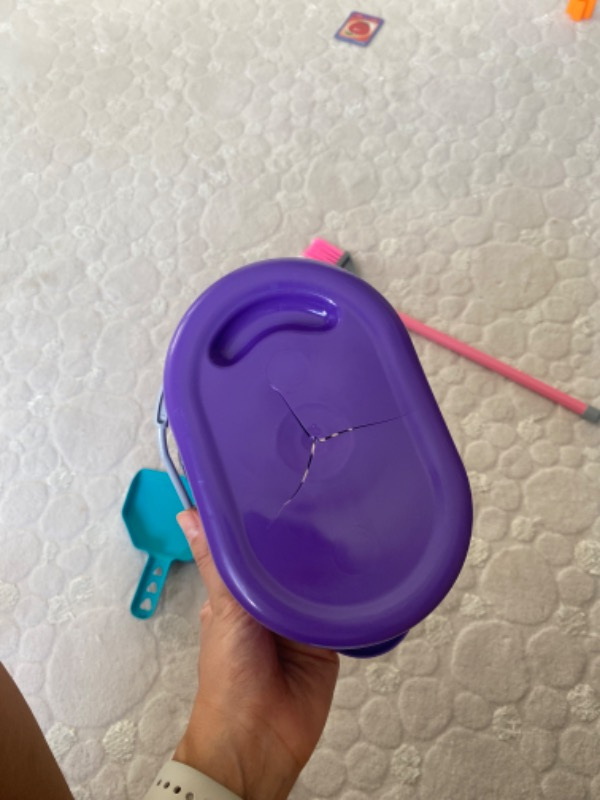 Buzlar Ülkesi Oyuncak Temizlik Seti PVC Torba