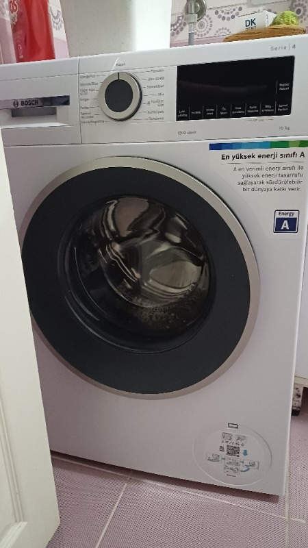 Bosch Serie 4 Çamaşır Makinesi 10 kg 1200 Dev./dak.  Beyaz WGA25202TR