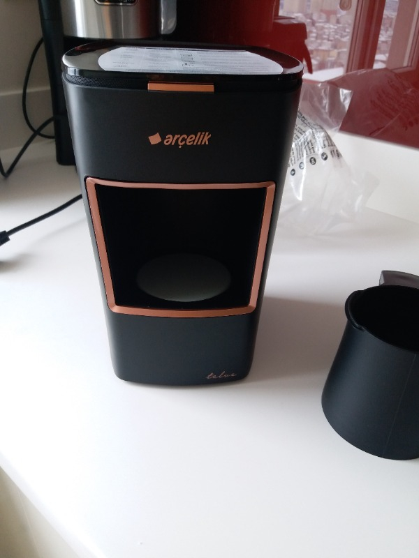 Arçelik K-3300 Siyah Mini Telve Türk Kahve Makinesi