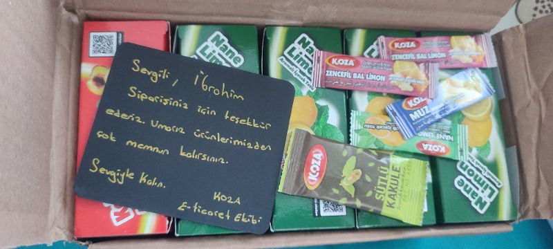 Koza Tek İçimlik Nane Limon Aro. İçecek Tozu (50 Stick)