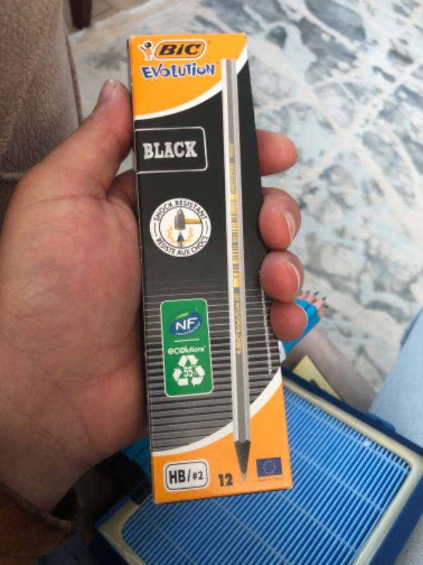 Bic Evolution Black HB Kurşun Kalem 12'li Kutu