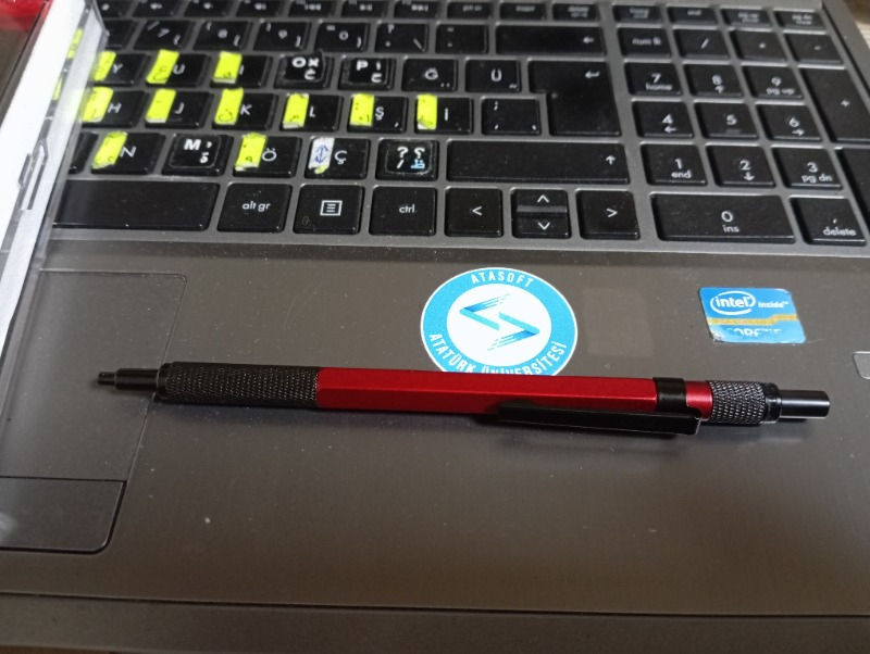 Scrikss Graph-X Metal Versatil Kalem Seti 0.5 Mm Kırmızı
