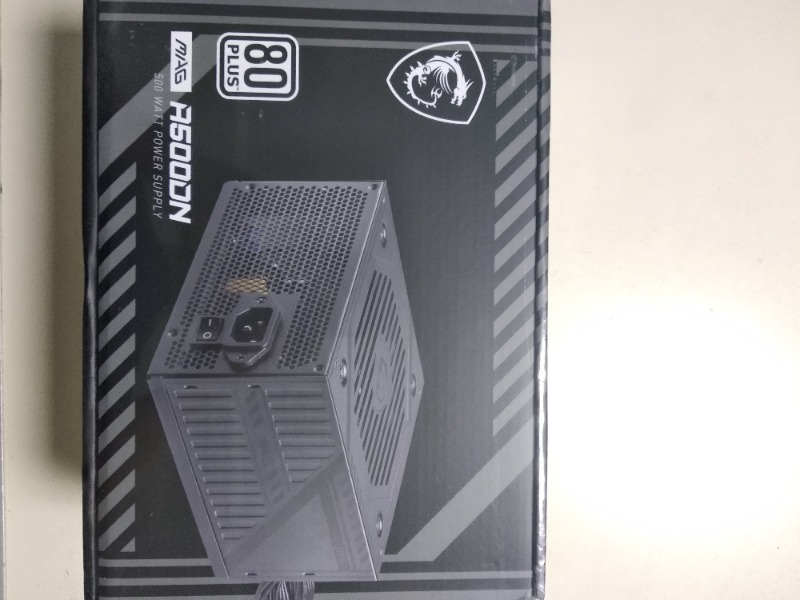 MSI PSU MAG A500DN 500W 80PLUS NON MODULAR POWER SUPPLY